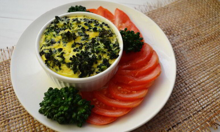 Рецепт омлет с брокколи в духовке