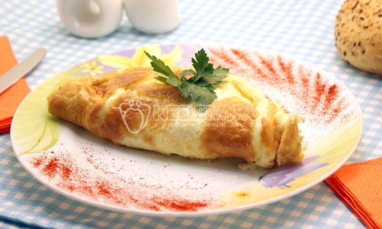 Рецепт омлет с грибами