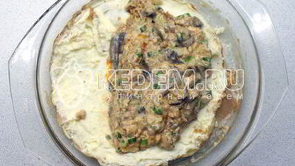 омлет с грибами