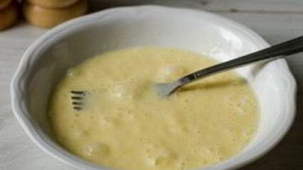 омлет с лисичками