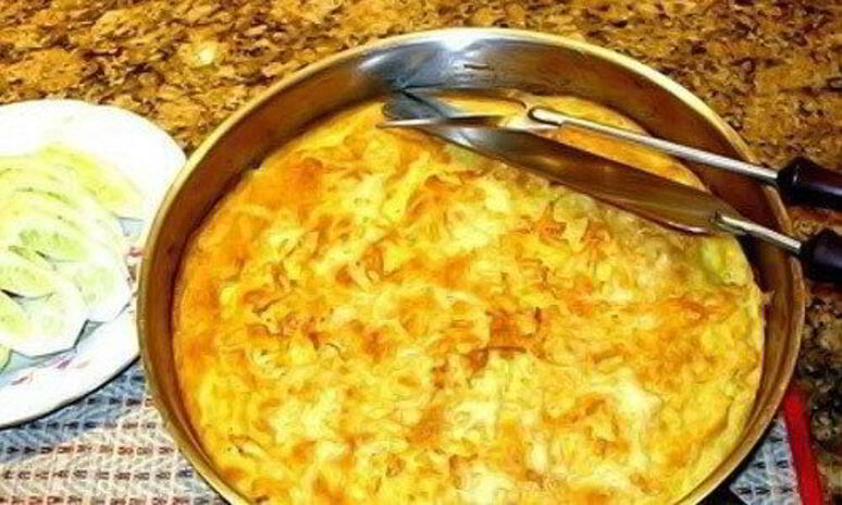 Рецепт омлет с морковью и яблоком