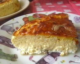 Омлет с сыром в духовке