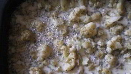 омлет с цветной капустой в духовке