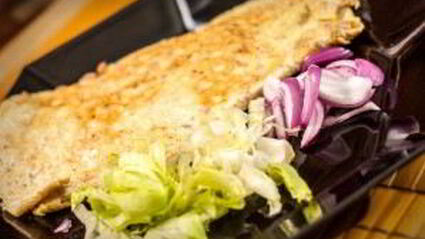 омлет с тунцом