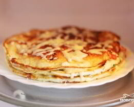 Омлет слоеный