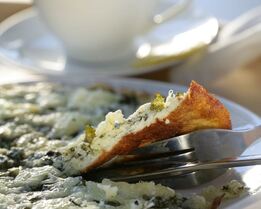 Омлет со щавелем