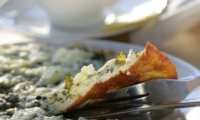 Рецепт омлет со щавелем