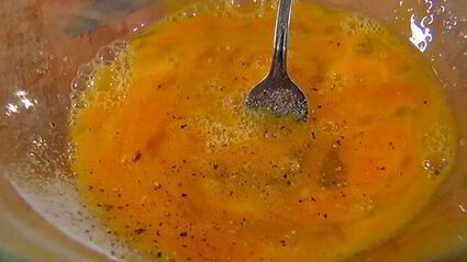 омлет со щавелем