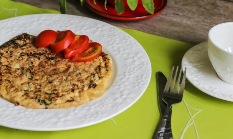Рецепт омлет со шпинатом