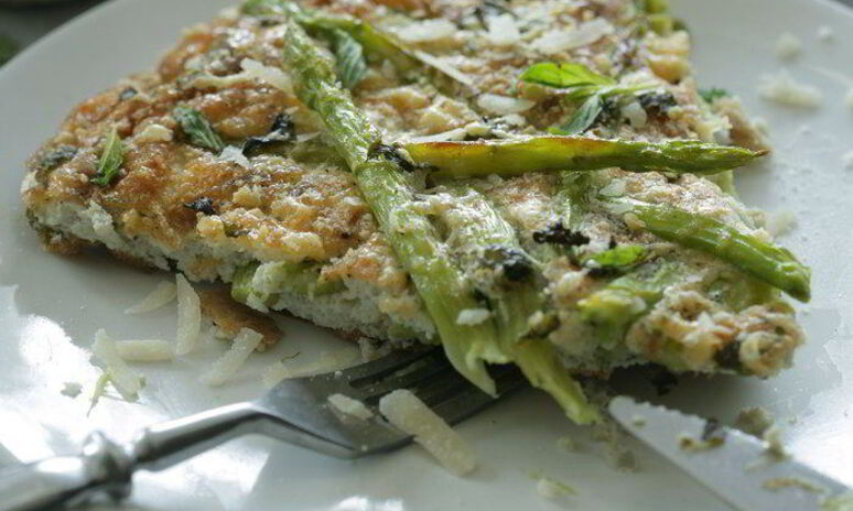 Рецепт омлет со спаржей