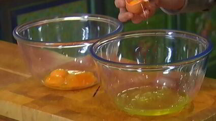 омлет-суфле с петрушкой, укропом и тархуном