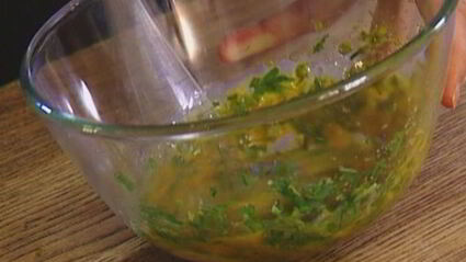 омлет-суфле с петрушкой, укропом и тархуном