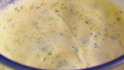 омлет-суфле с петрушкой, укропом и тархуном