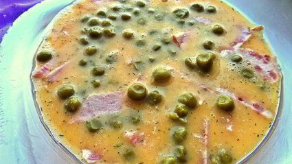 омлет в горошек