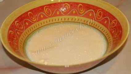 пышный омлет с гренками