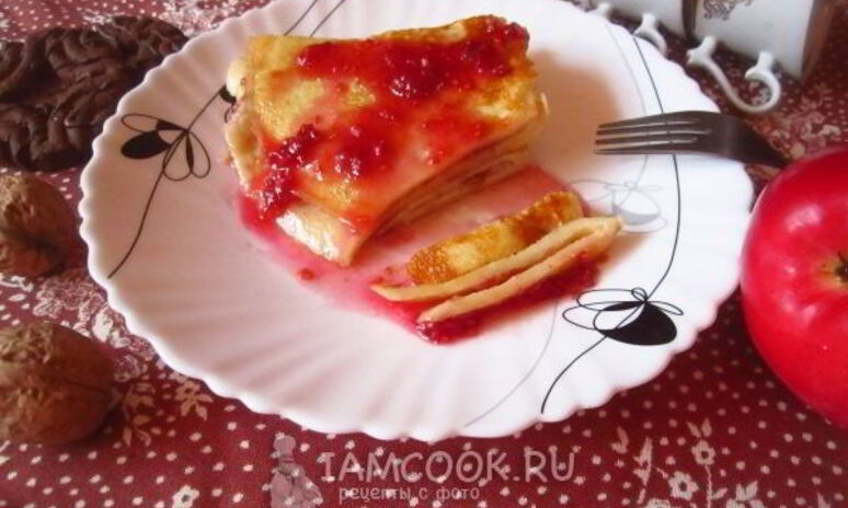 Рецепт сладкий омлет с манной крупой