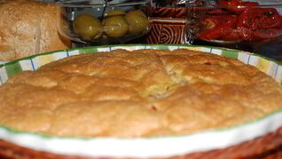 Сырно-овощной омлет в духовке