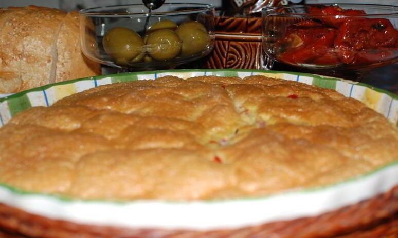 Рецепт сырно-овощной омлет в духовке