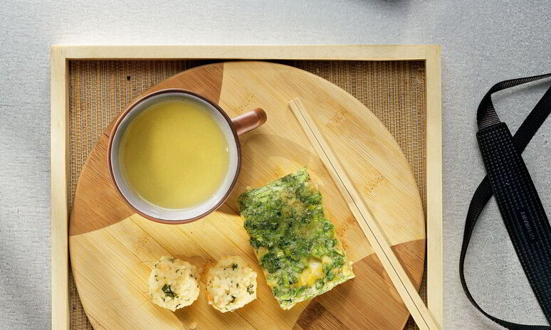 Рецепт зеленый омлет