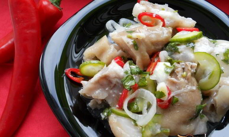 Рецепт острая закуска из свиных ножек