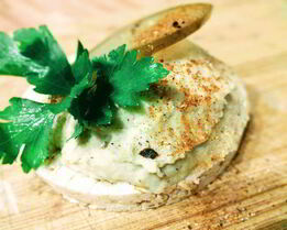 Фасолевый паштет с грибами