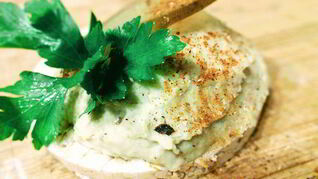 Фасолевый паштет с грибами