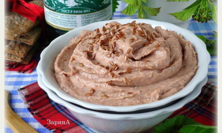 Рецепт паштет из домашней фасоли с кумином