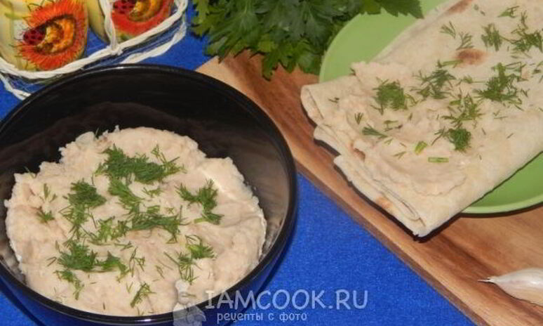 Рецепт паштет из фасоли с кунжутом