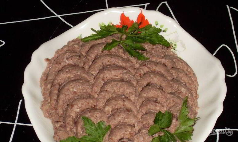 Рецепт паштет из фасоли