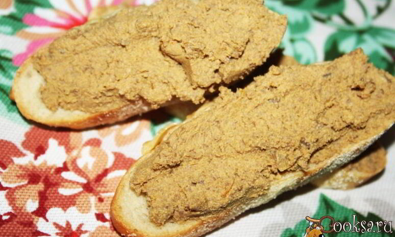 Рецепт паштет из говяжьей печени с овощами