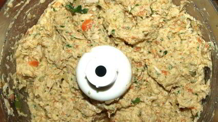 паштет из индейки с грибами, запеченный в хлебной корочке