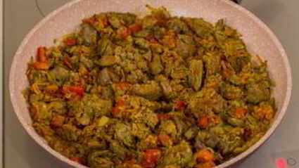 паштет из куриной печени с паприкой и яйцами