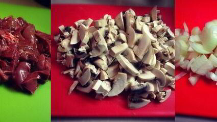 паштет из куриной печени с тыквой и шампиньонами на тыквенном хлебе