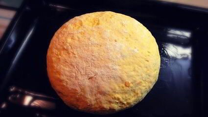 паштет из куриной печени с тыквой и шампиньонами на тыквенном хлебе