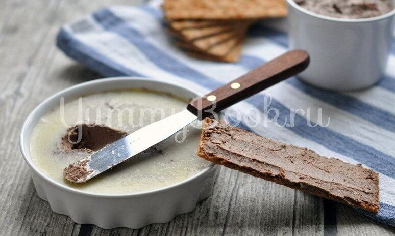 Рецепт паштет из куриной печени со сливками