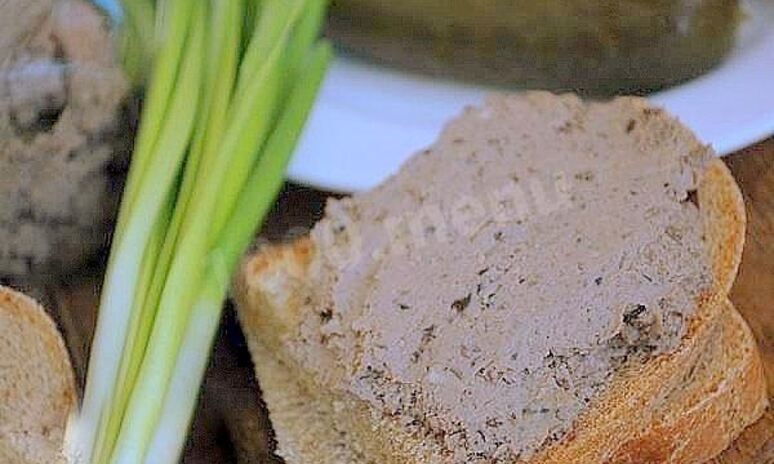 Рецепт паштет из печени с черносливом