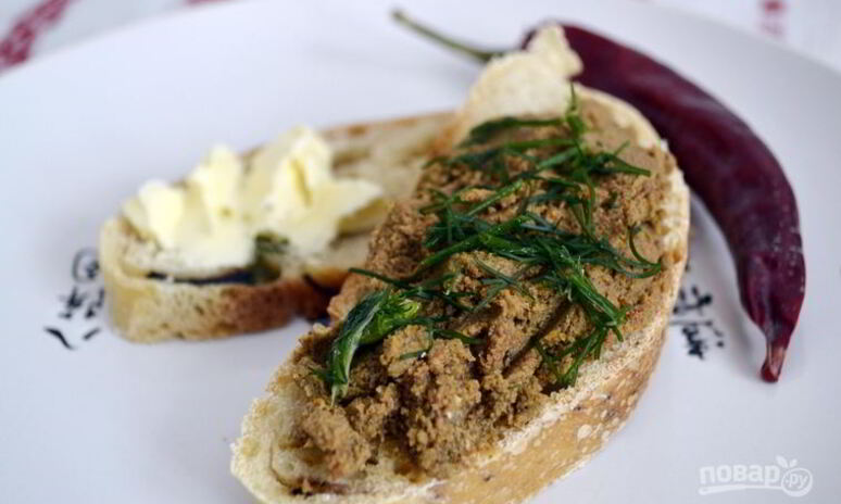 Рецепт паштет из печени с морковью и луком