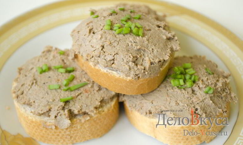 Рецепт паштет из печени