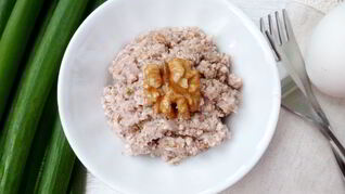 Паштет из вареных яиц и орехов