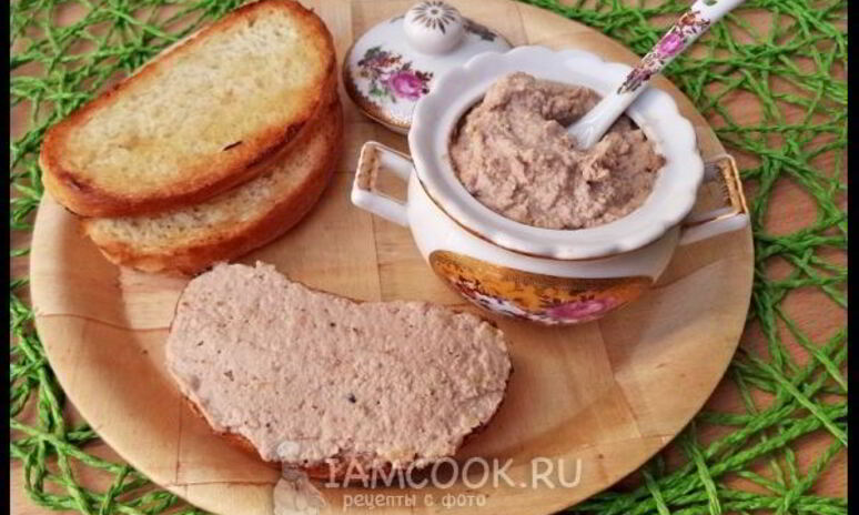 Рецепт паштет из яиц с орехами
