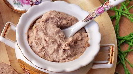 паштет из яиц с орехами