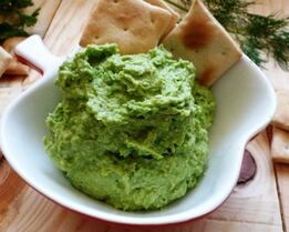 Паштет из зеленого горошка