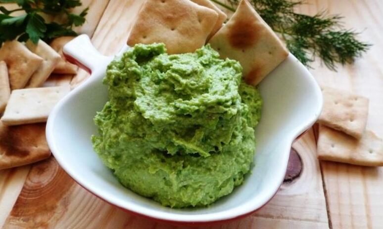 Рецепт паштет из зеленого горошка