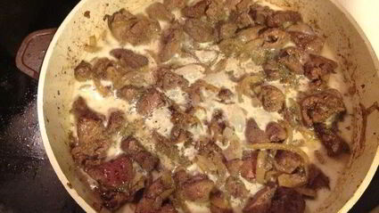 печеночный паштет с клюквенно-мятным желе