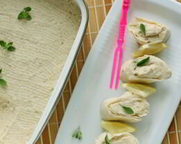 Постный паштет из фасоли