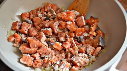 рыбный паштет в апельсиновом желе