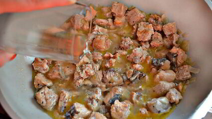 рыбный паштет в апельсиновом желе