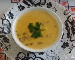 Плавленный сыр с грибами