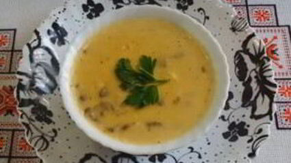 плавленный сыр с грибами