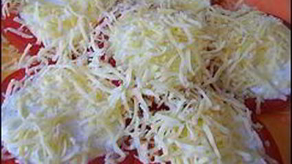 помидоры с сыром и чесноком